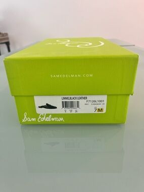 Sam Edelman Black Leather Women’s Slip-On Loafers